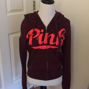 PINK MAROON SWEATSHIRT